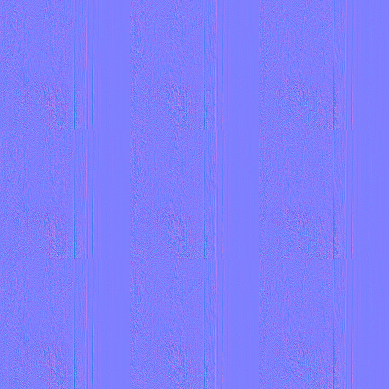 3 by 3 repeat of the GenPBR normal map for Dark edge and trim crop