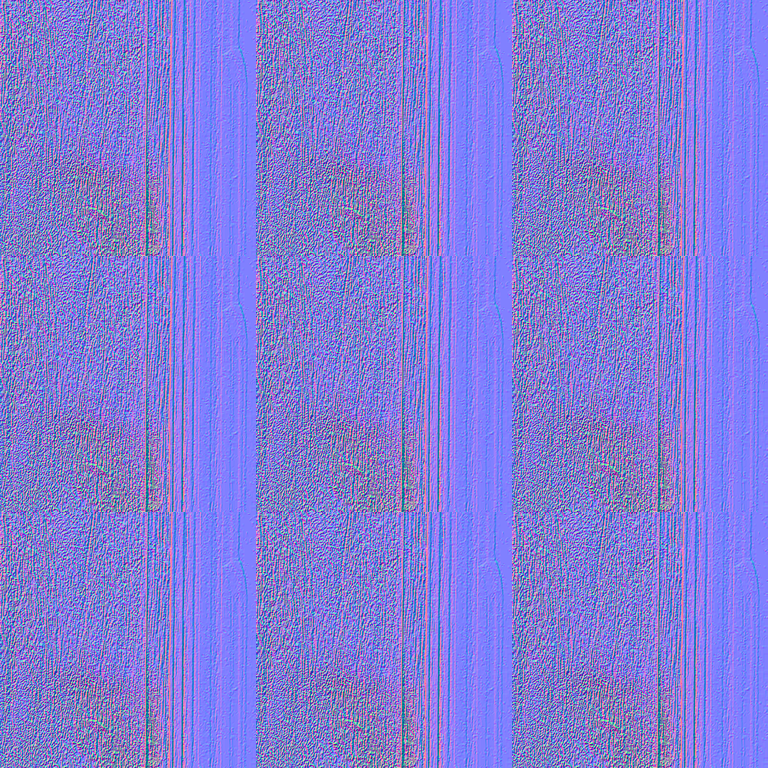 3 by 3 repeat of the PLAYTEX AI normal map for Dark edge and trim crop