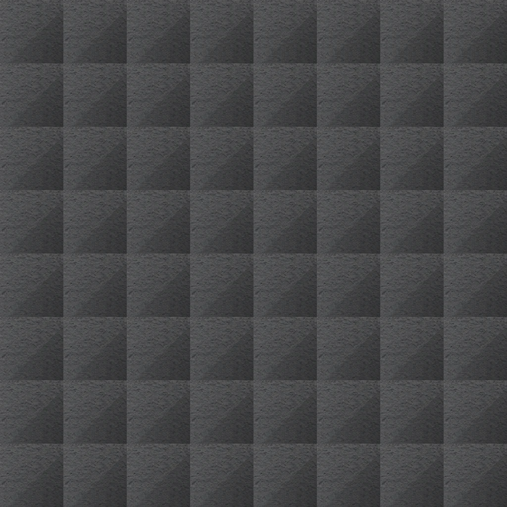 The corrected direct-sun basalt estimate shown as an eight-by-eight repeated texture field