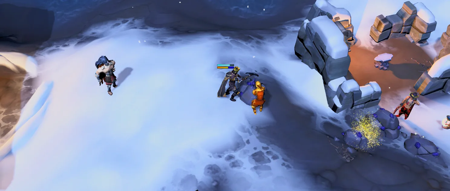Top-down game screenshot uploaded as the source image for texture generation
