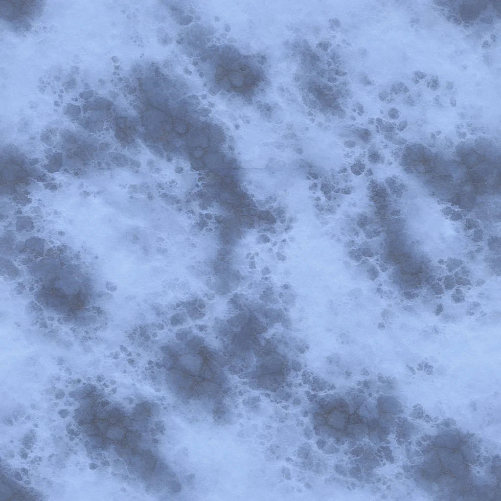 Square blue-white snow texture generated in Auto mode from a game screenshot