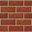 Generated seamless Minecraft red brick texture in 32 by 32 pixel art