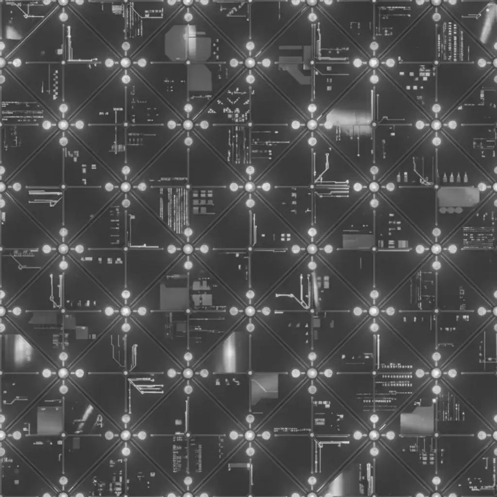 Sci-fi circuit grayscale height map